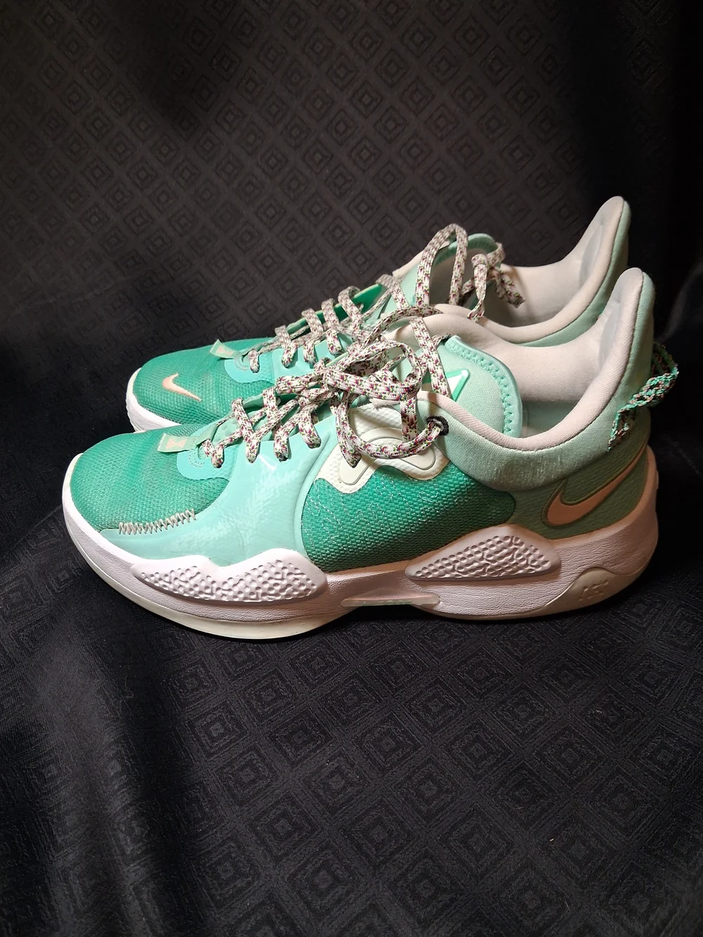 Nike PG 5 Paul George Basketball Shoes Mint Green Size 13